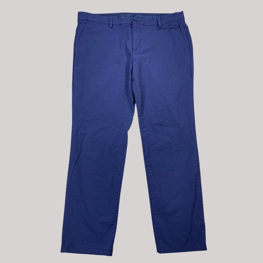Vineyard Vines Performance Golf Pant Mens 40x31‎ Blue 4-Way Stretch Wicking